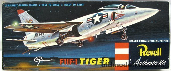 Revell 1/55 Grumman F11F-1 Tiger - 'S' Kit -  (F11F1), H249-89 plastic model kit